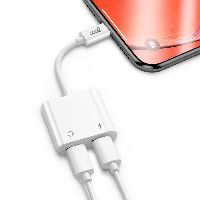 Digital COOL Dual USB Type-C Adapter (Headphones + Charging)