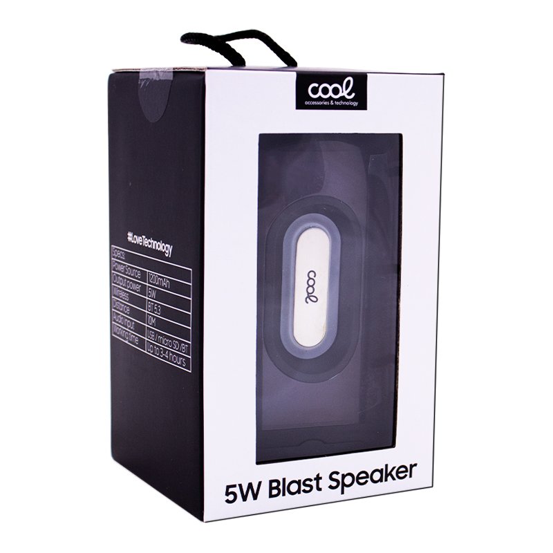 Universal Bluetooth Speaker Music 5W COOL Blast Grey