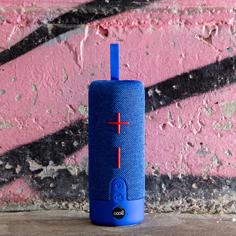 Universal Bluetooth Music Speaker COOL 10W Bass Blue