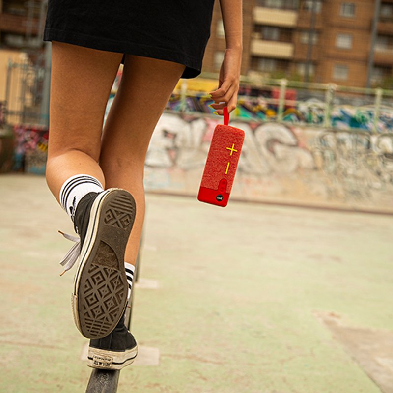 Universal Bluetooth Music Speaker COOL 10W Bass Red