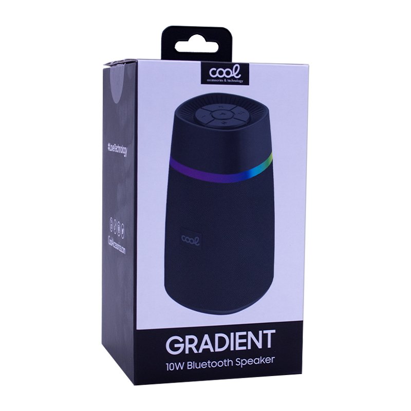 Universal Bluetooth Music Speaker COOL 10W Gradient TWS Black