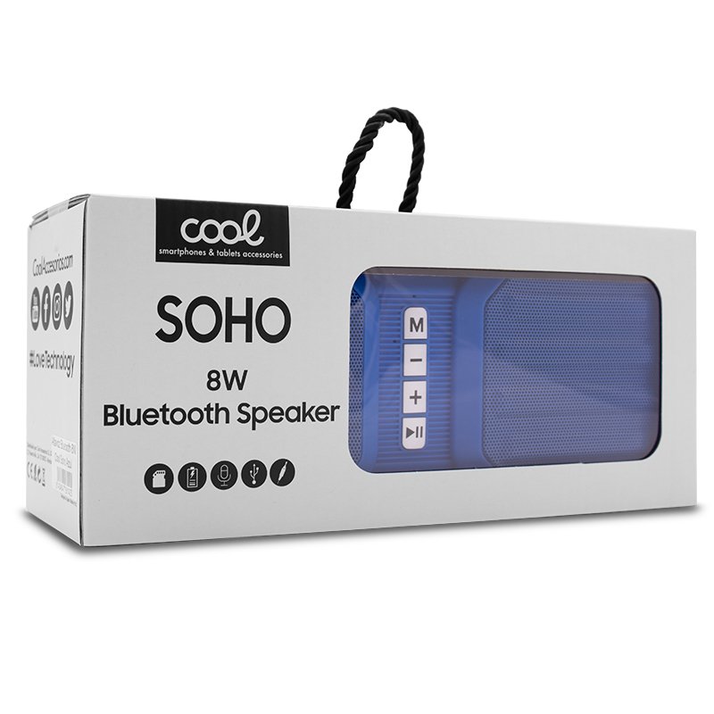 Universal Bluetooth Music Speaker COOL (8W) Soho Blue