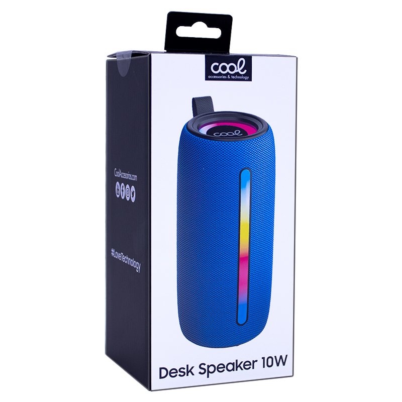 COOL Desk 10W Universal Bluetooth Music Speaker, Blue
