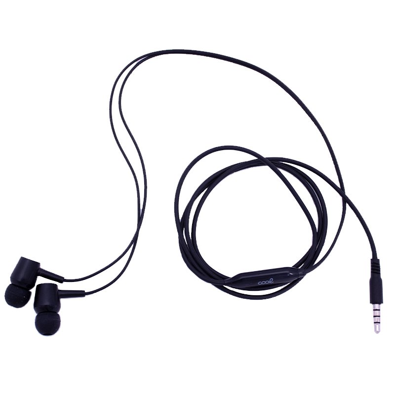 3.5mm COOL Bear Stereo Headphones with Microphone, Black