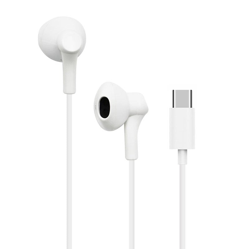 COOL Stereo Button Earphones Type-C with Micro (Digital) White