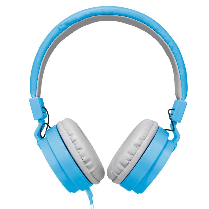 COOL Toronto 3.5mm Jack Headphones with Microphone, Blue