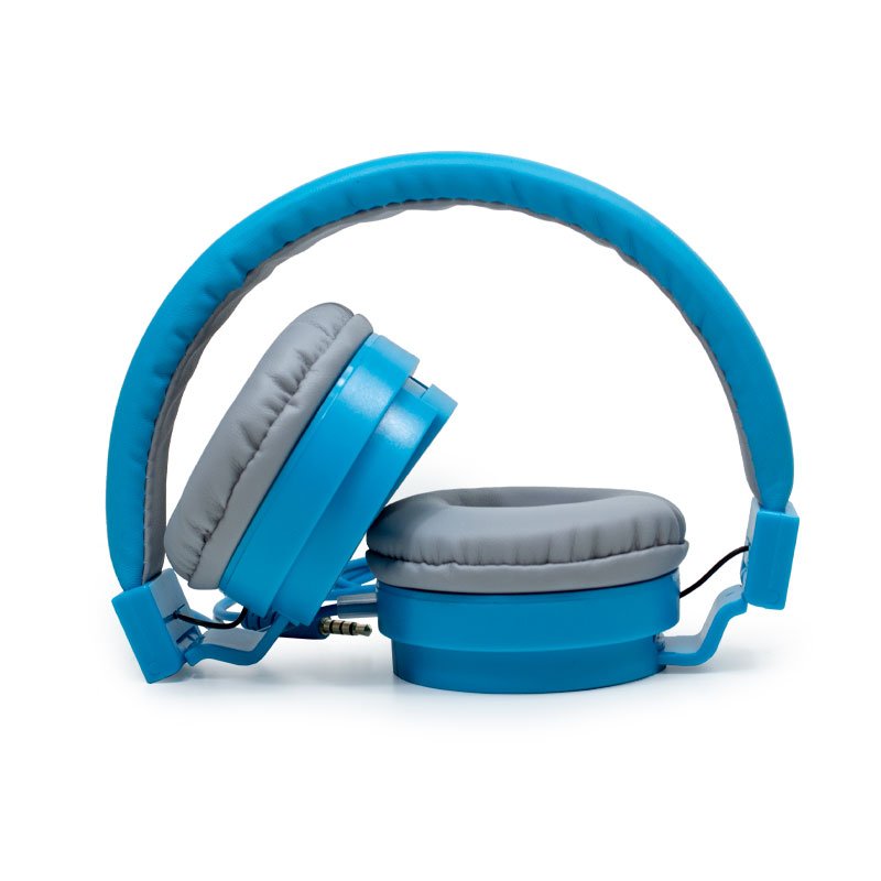 COOL Toronto 3.5mm Jack Headphones with Microphone, Blue
