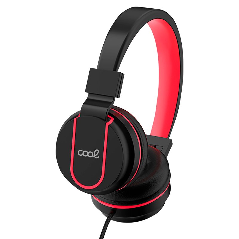 COOL Toronto Black-Red 3.5mm Jack Headphones