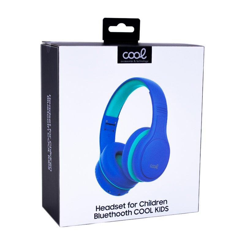 COOL Kids Blue Children's Stereo Bluetooth Headphones (Limited Volume)