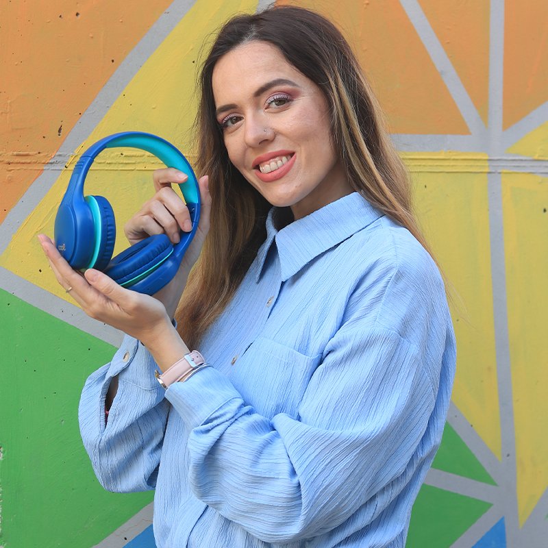 COOL Kids Blue Children's Stereo Bluetooth Headphones (Limited Volume)