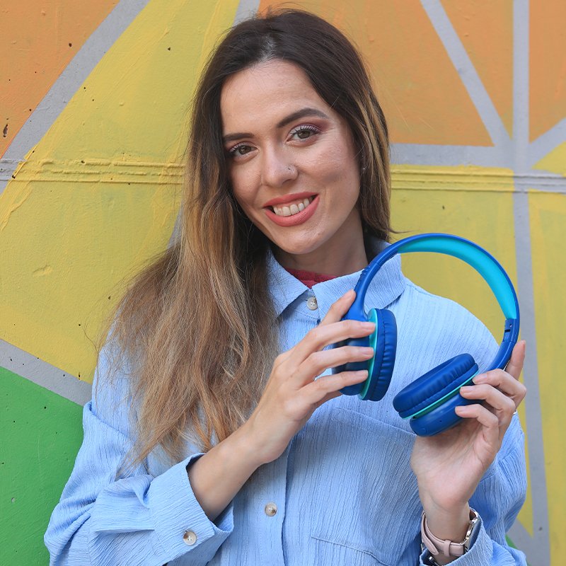 COOL Kids Blue Children's Stereo Bluetooth Headphones (Limited Volume)