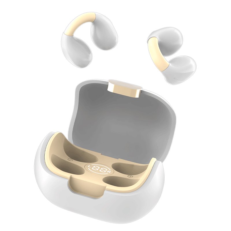 COOL Clip White Bluetooth Stereo Earbuds