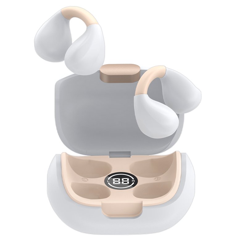 COOL Clip White Bluetooth Stereo Earbuds