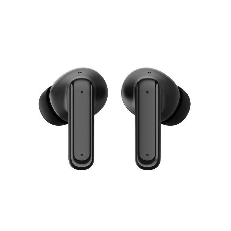 Bluetooth Stereo Earbuds with LCD Screen, COOL Ambient, Black