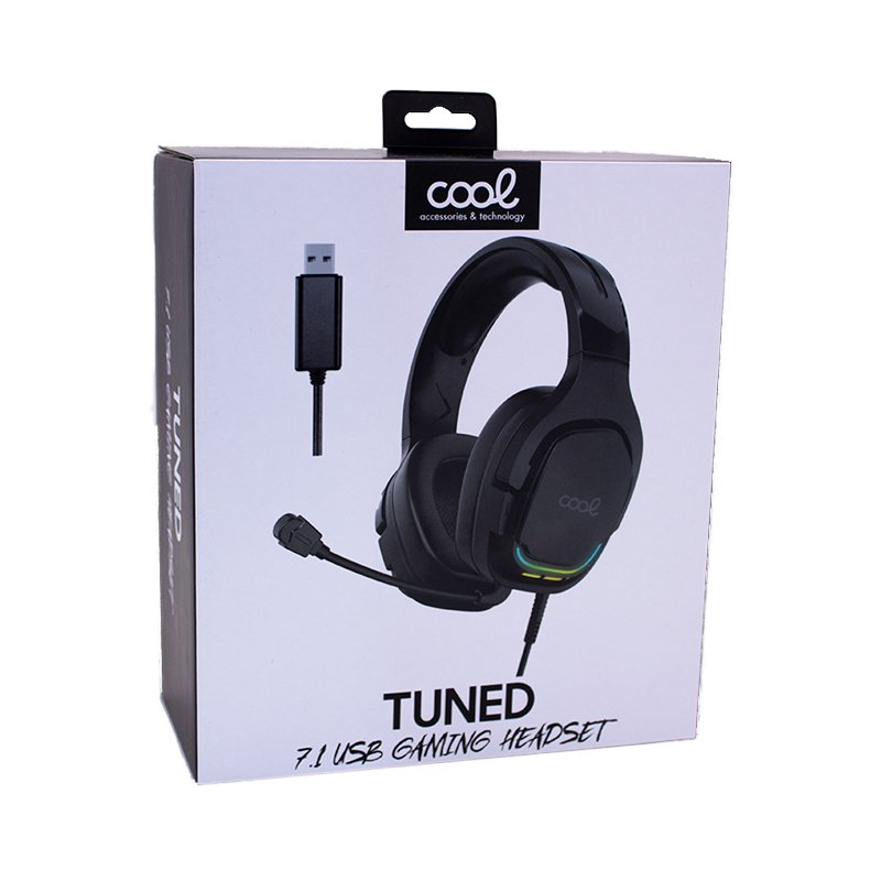 Stereo Headphones PC / PS4 / PS5 / Xbox Gaming LED RGB COOL Tuned USB 7.1