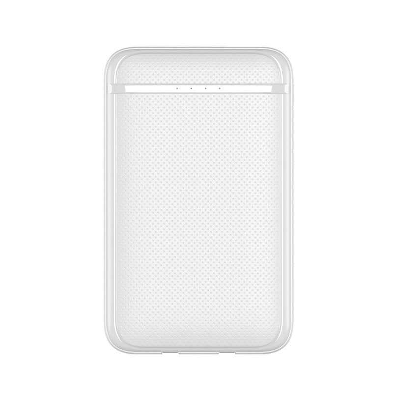 Bateria Externa Power Bank 5000 mAh COOL (2 Cables: TIPO C / Lightning) Blanco