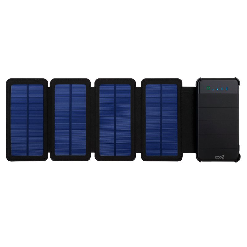 Bateria Externa Universal Power Bank Solar 10.000 mAh con 4 Paneles Solares COOL