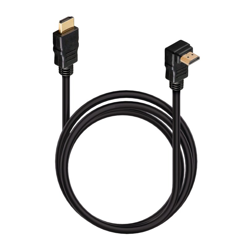 HDMI to HDMI Audio-Video Cable, Universal (1.5 meters), Angled, Ultra 4K, COOL