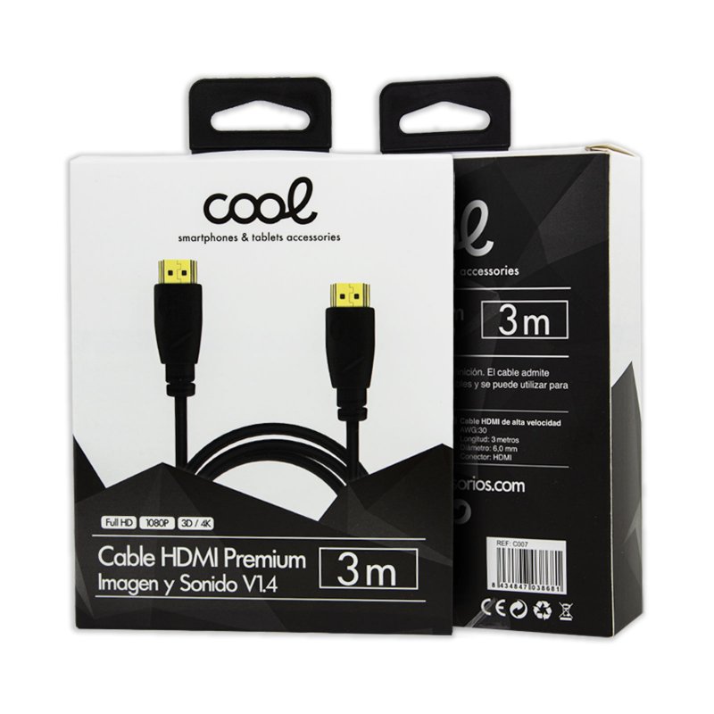 HDMI to HDMI Audio-Video Universal Cable (3 meters) Ultra 4K COOL