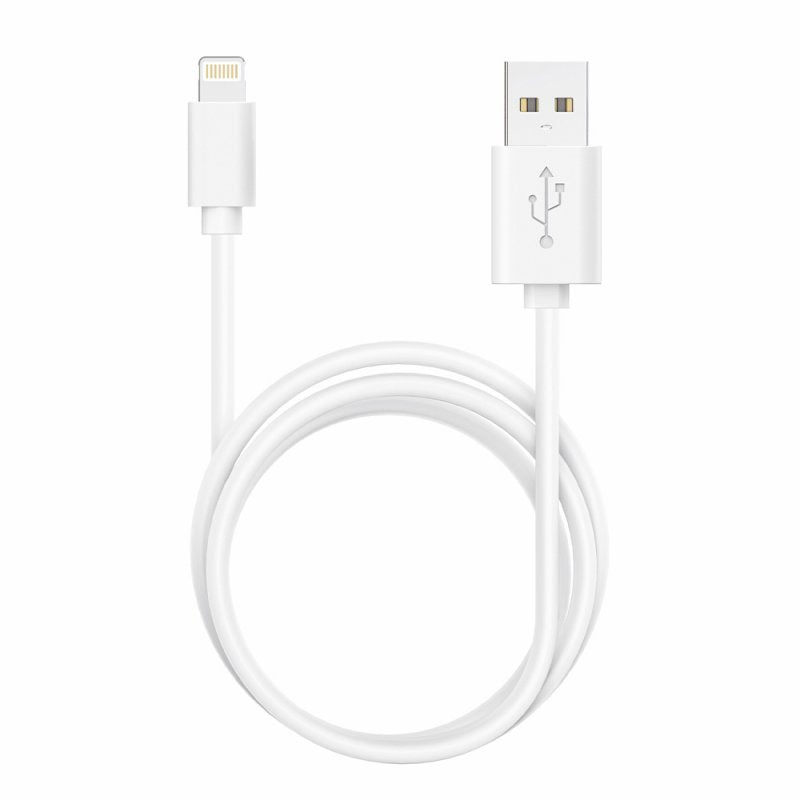 COOL Lightning USB Cable Compatible with iPhone / iPad (1.2 meters) White
