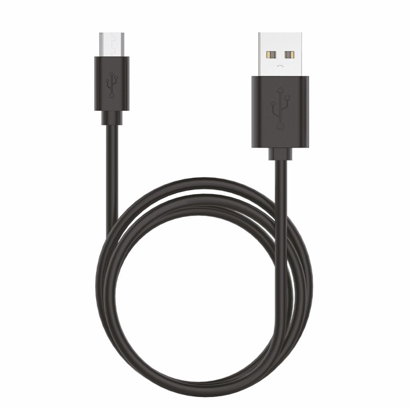 COOL Universal Compatible USB Cable (micro-USB) 1.2 meters Black 2.4 Amp