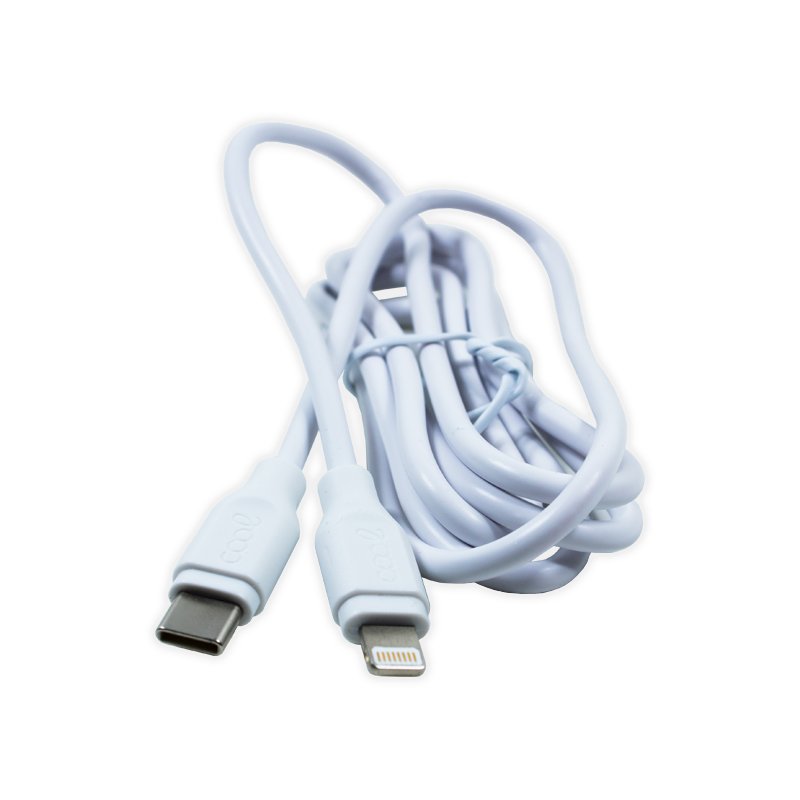 COOL Universal USB Cable, Type-C to Lightning (1.2 meters), White