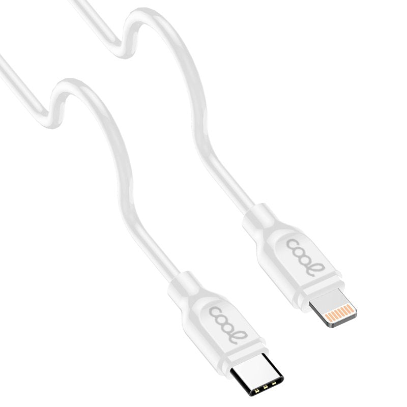 COOL Universal USB Cable, Type-C to Lightning (1.2 meters), White