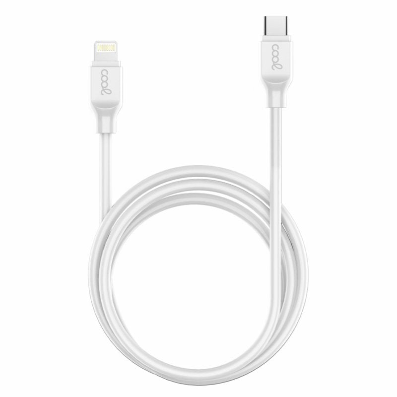 COOL Universal USB Cable, Type-C to Lightning (1.2 meters), White