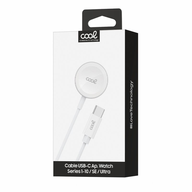 COOL USB MagCharge (Type-C) Cable for Apple Watch Universal White