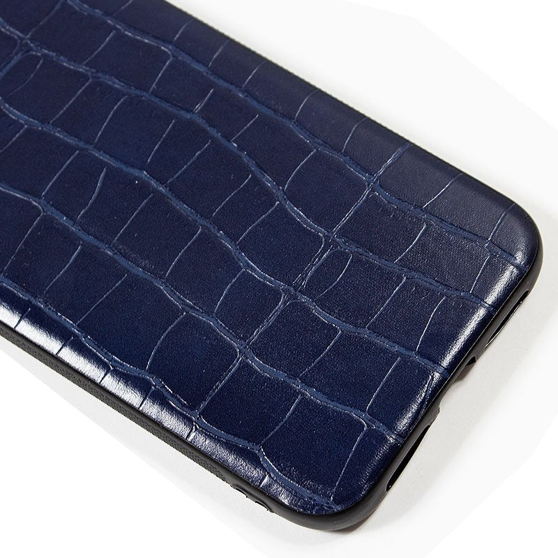 COOL Case for iPhone 11 Pro Leather Crocodile Navy