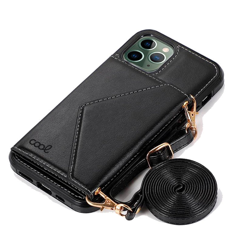 COOL Case for iPhone 11 Pro Max Hanging Wallet Black