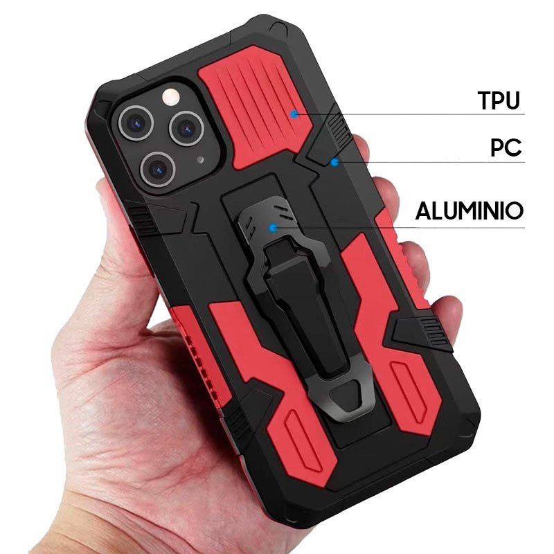 COOL Case for iPhone 12 / 12 Pro Hard Clip Red