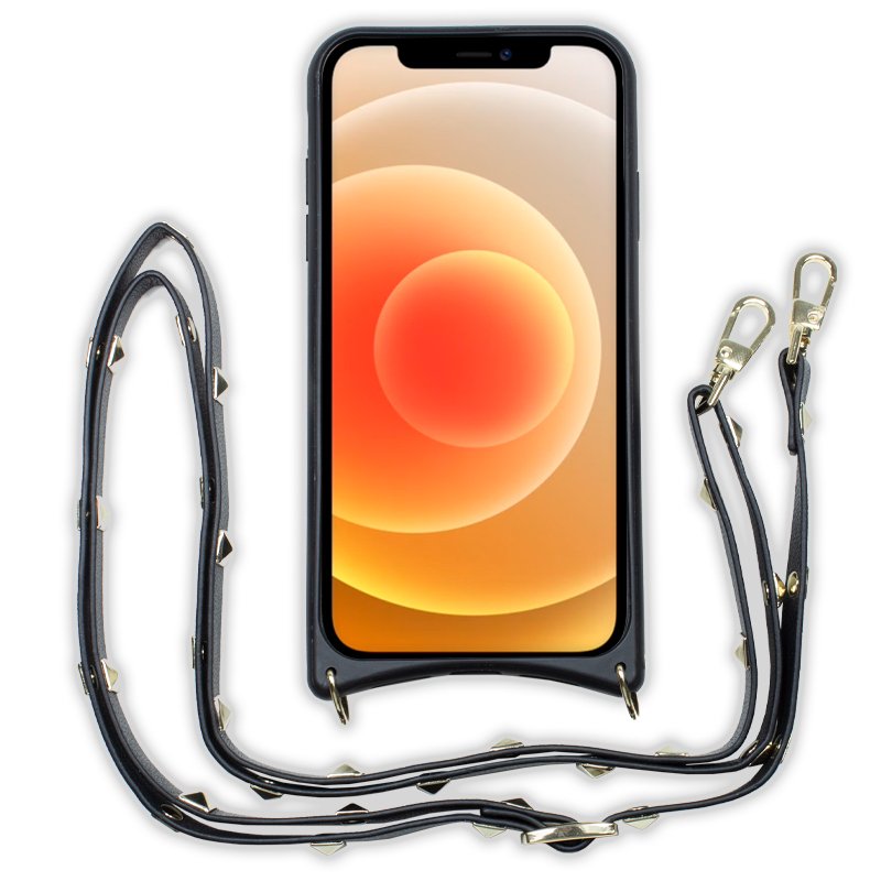 COOL Case for iPhone 12 mini Pop-Rock Strap Black