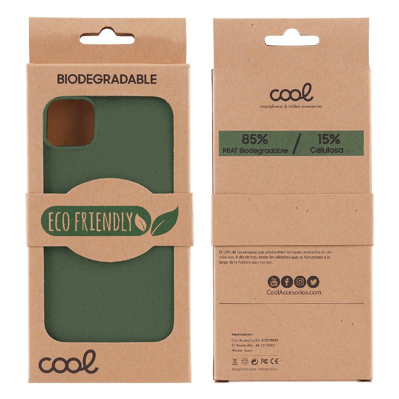 COOL Case for iPhone 12 Pro Max Eco Biodegradable Green