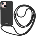 Carcasa COOL para iPhone 13 Cordón Liso Negro