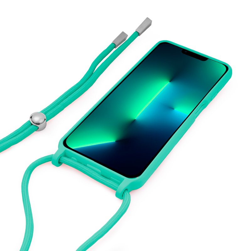 COOL Case for iPhone 13 Pro, Plain Cord, Mint
