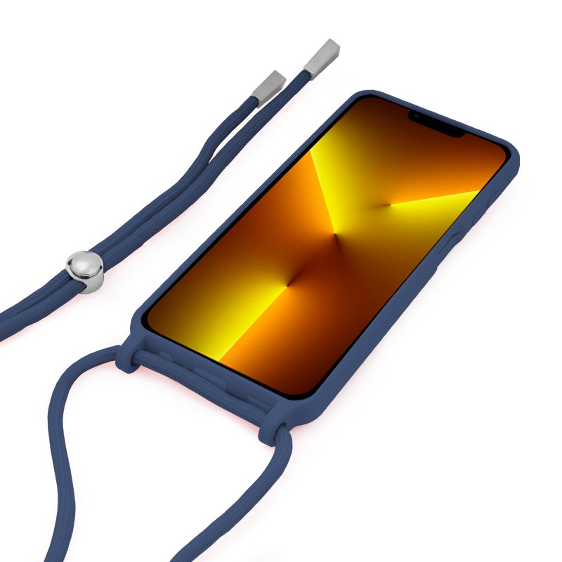 COOL Case for iPhone 13 Pro Max, Plain Navy Cord