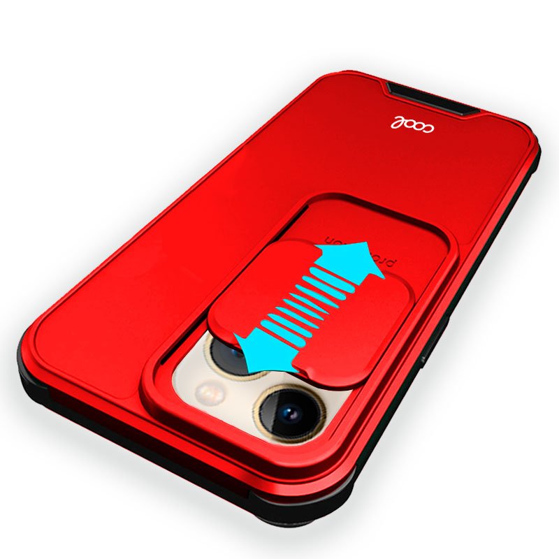 COOL Case for iPhone 13 Pro Max Hard Camera Red