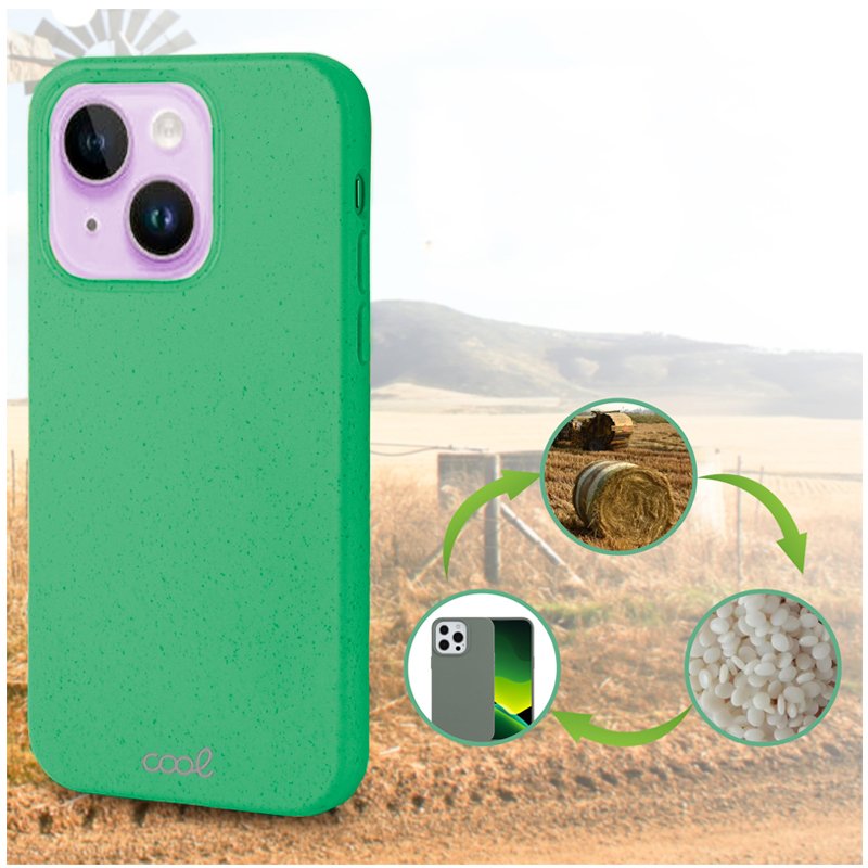 COOL Case for iPhone 14 Eco Biodegradable Mint