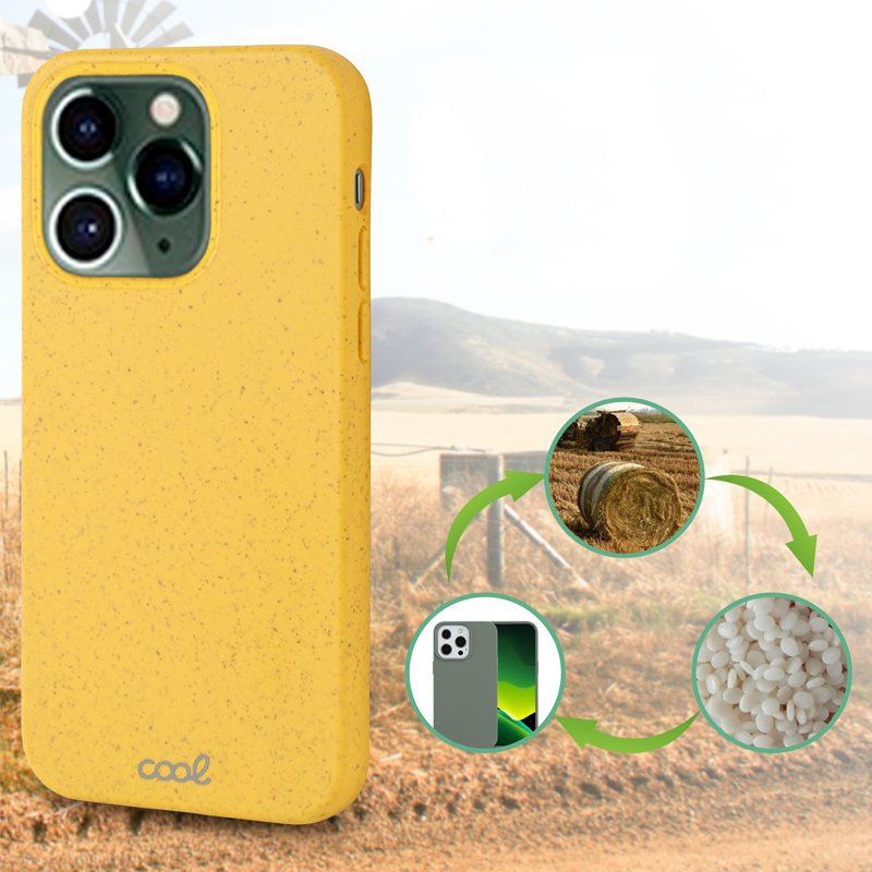 COOL Case for iPhone 14 Pro Eco Biodegradable Yellow