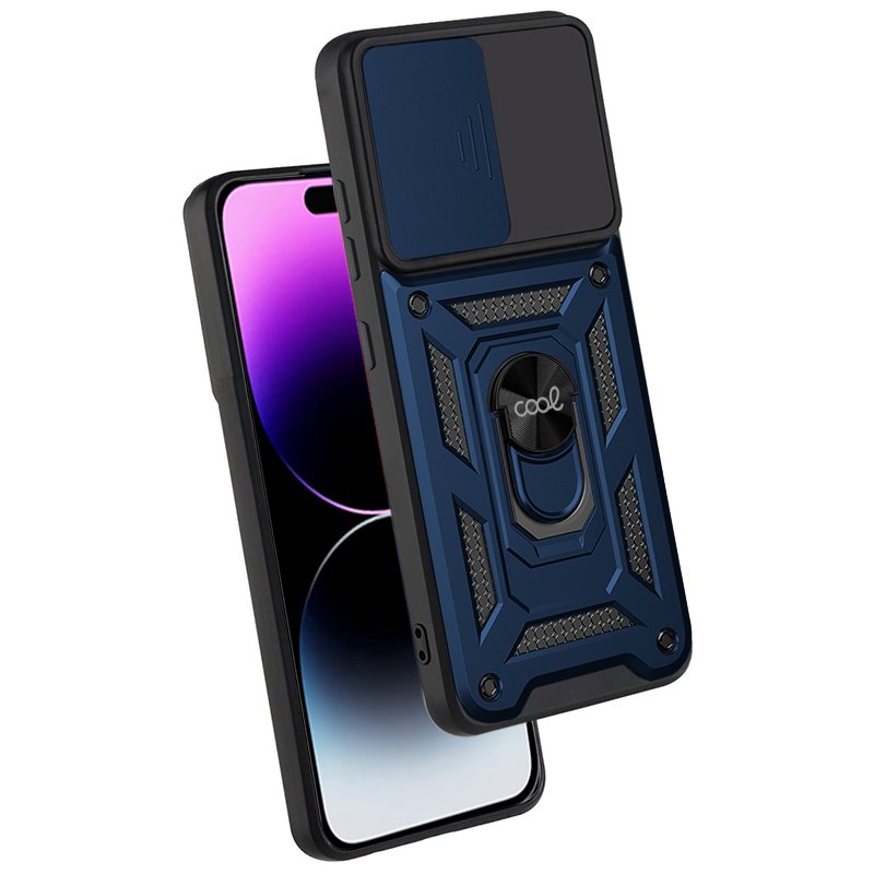COOL Case for iPhone 14 Pro Max Hard Ring Navy