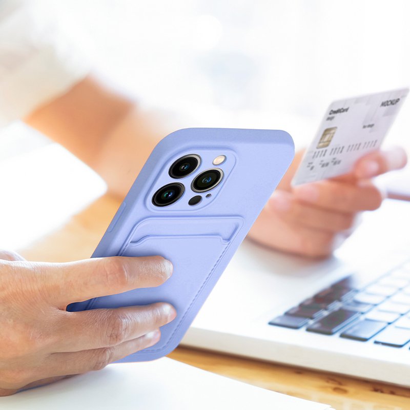 COOL Case for iPhone 15 Card Violet