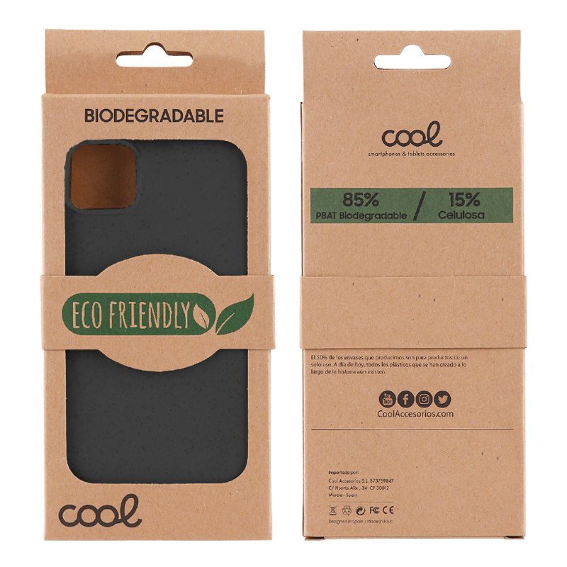 COOL Case for iPhone 15 Plus Eco Biodegradable Black