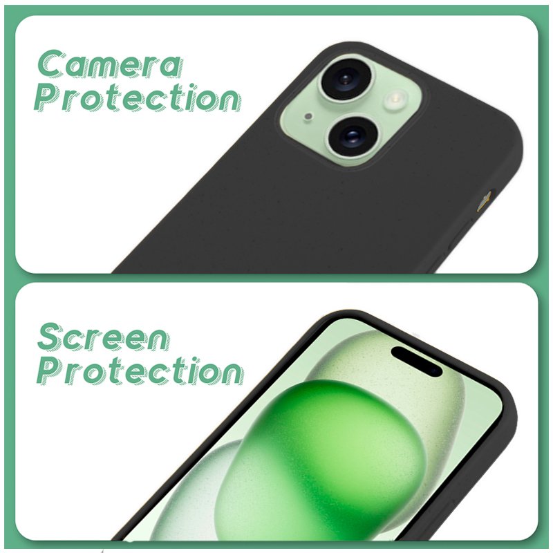 COOL Case for iPhone 15 Plus Eco Biodegradable Black