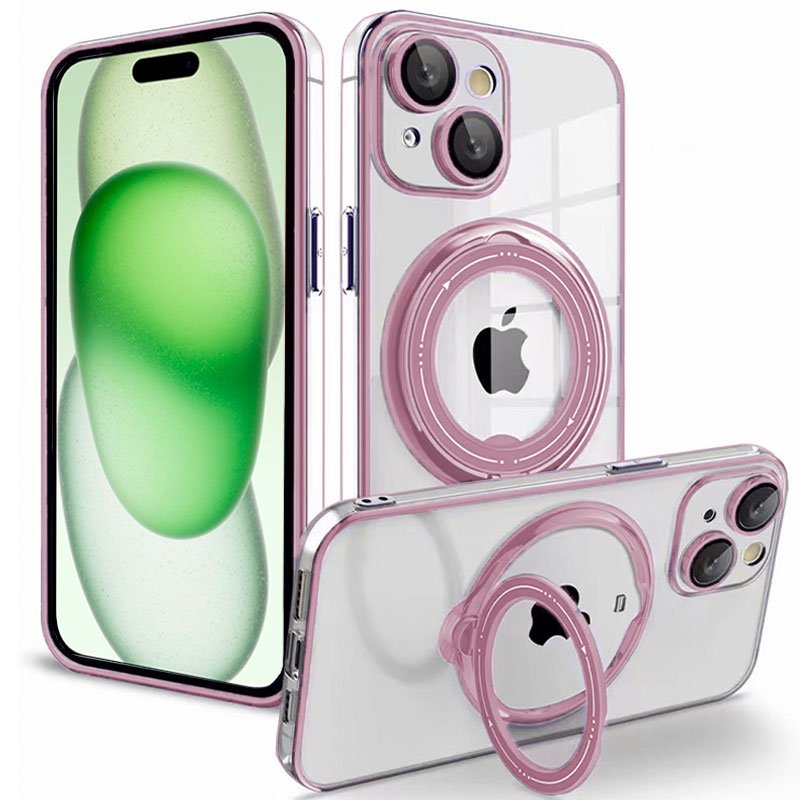 COOL Case for iPhone 15 Plus Magnetic Ring Pink