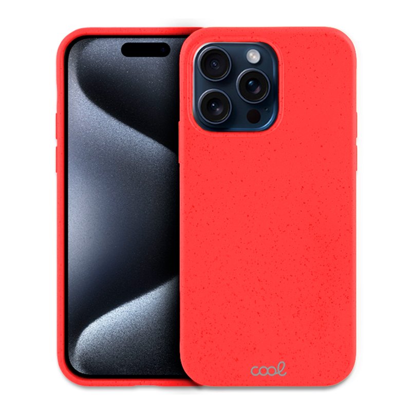 COOL Case for iPhone 15 Pro Eco Biodegradable Red