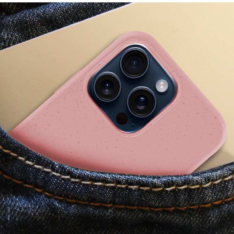 COOL Case for iPhone 15 Pro Eco Biodegradable Pink