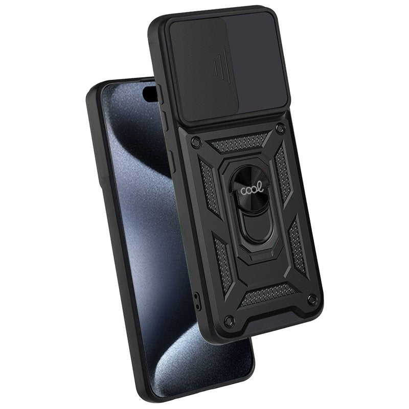 COOL Case for iPhone 15 Pro Hard Ring Black