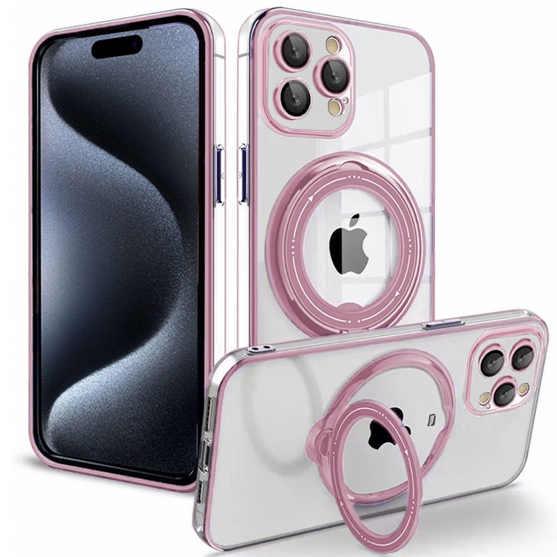 COOL Case for iPhone 15 Pro Magnetic Ring Pink
