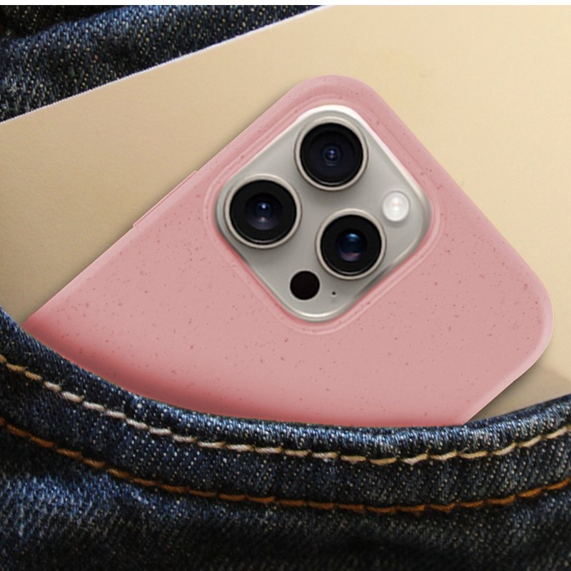 COOL Case for iPhone 15 Pro Max Eco Biodegradable Pink